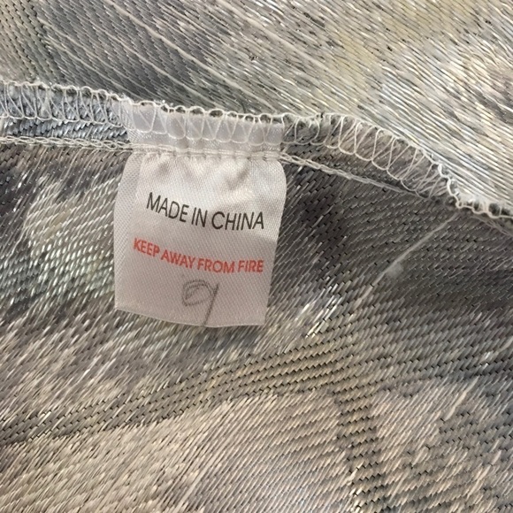 True Decadence Women 6 Silver Printed A Line Midi Skirt Pleated Hi Rise New - Picture 5 of 9